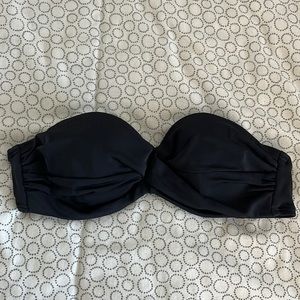 Victoria’s Secret black strapless bikini top